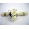 Argolla flor blanca
