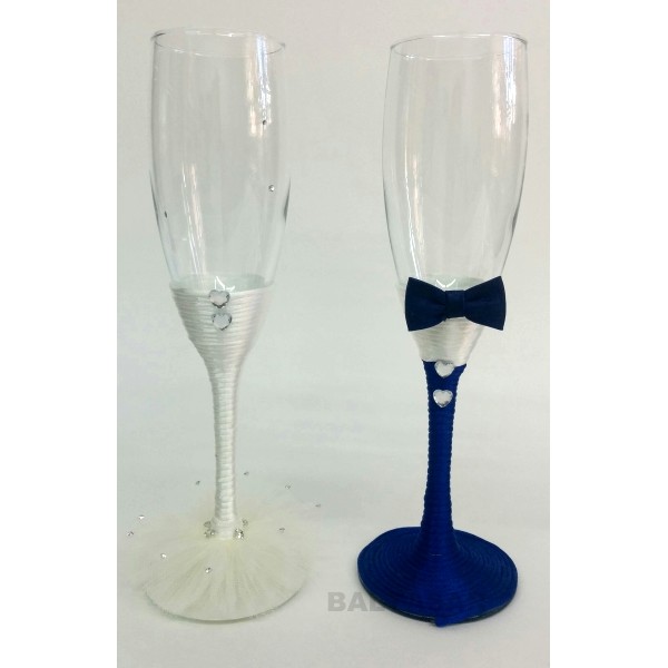botellas cava y copas brindis boda - imprenta baltasar 1861