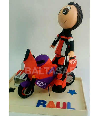 MOTORISTA FIGURA PERSONALIZADA GOMA EVA