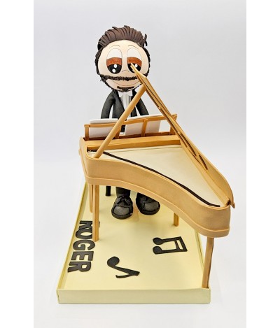 PIANISTA FIGURA PERSONALIZADAS GOMA EVA