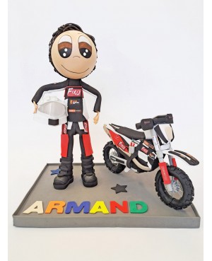 MOTORISTA FIGURA PERSONALIZADA GOMA EVA
