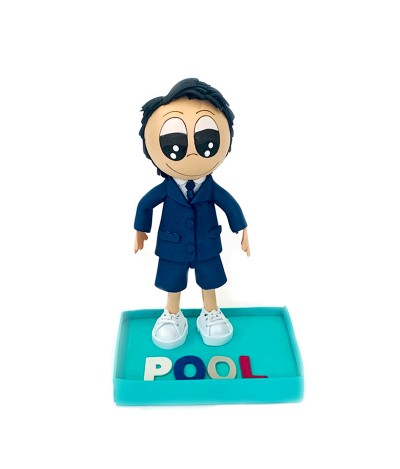 PRIMERA COMUNIÓN FIGURA PERSONALIZADA GOMA EVA 20 cm